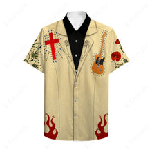 Load image into Gallery viewer, Heart Of The Great American Nudie Suit Custom Summer Button Shirt
