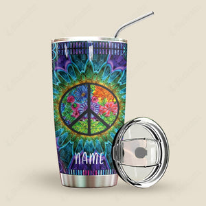 Hippie Personalized Tumbler Freedom