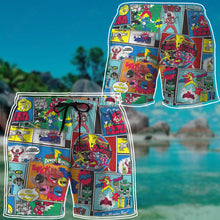 Load image into Gallery viewer, It&#39;s Morphin Time Comic Custom Beach Shorts
