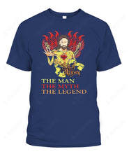 Load image into Gallery viewer, Jesus The Man The Myth The Legend Custom Graphic Apparel
