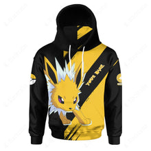 Load image into Gallery viewer, Anime Pkm Jolteon Evolve 2 Custom Snood Hoodie Bo1703229
