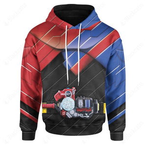 Kamen Rider Build Rabbit Tank Custom Hoodie