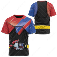 Load image into Gallery viewer, Kamen Rider Build Rabbit Tank Custom T-Shirt
