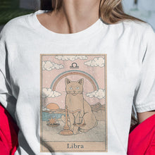 Load image into Gallery viewer, Libra Cat Custom Women&#39;s Tee &amp; Unisex Tee
