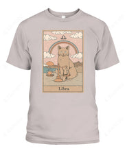 Load image into Gallery viewer, Libra Cat Custom Women&#39;s Tee &amp; Unisex Tee
