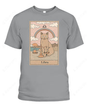 Load image into Gallery viewer, Libra Cat Custom Women&#39;s Tee &amp; Unisex Tee
