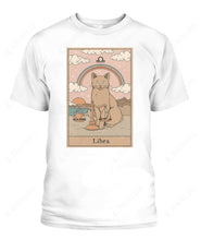 Load image into Gallery viewer, Libra Cat Custom Women&#39;s Tee &amp; Unisex Tee
