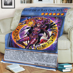 Magician Girl Of Black Chaos MAX Custom Soft Blanket