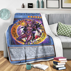 Magician Girl Of Black Chaos MAX Custom Soft Blanket