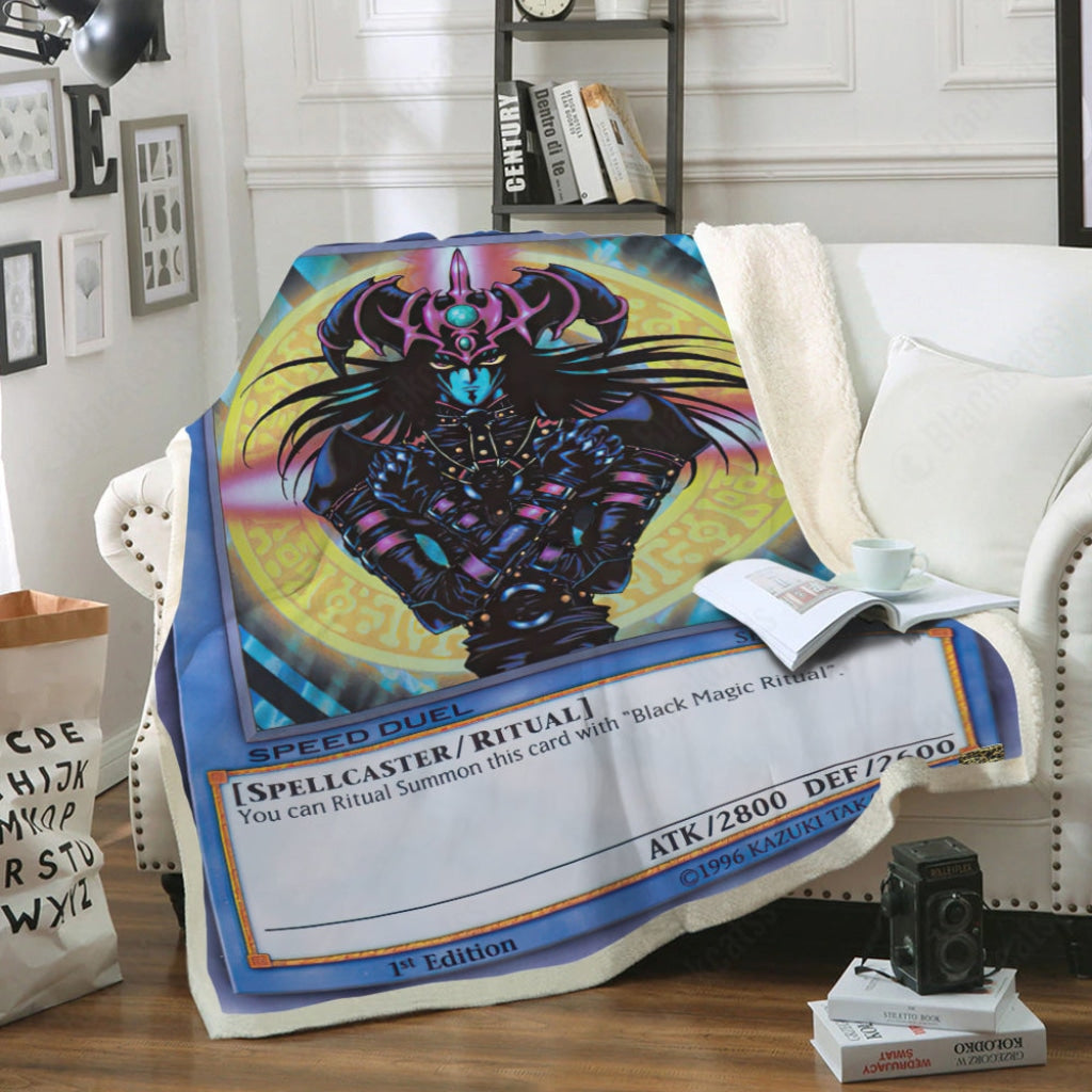 Magician Of Black Chaos Custom Soft Blanket