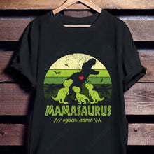 Load image into Gallery viewer, Mamasaurus Custom Name Graphic Apparel
