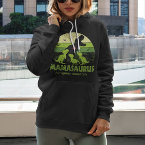 Mamasaurus Custom Name Graphic Apparel