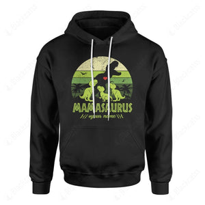 Mamasaurus Custom Name Graphic Apparel