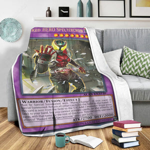 Masked HERO Spectercrow Custom Soft Blanket