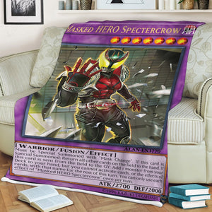 Masked HERO Spectercrow Custom Soft Blanket