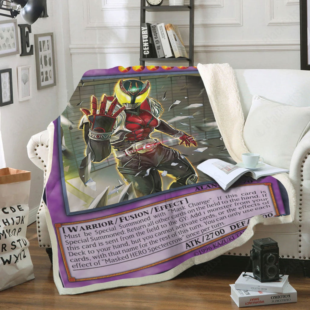 Masked HERO Spectercrow Custom Soft Blanket