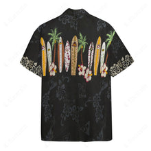 Load image into Gallery viewer, Maui Surfboard Hawaiian Aloha Shirt Button Shirt
