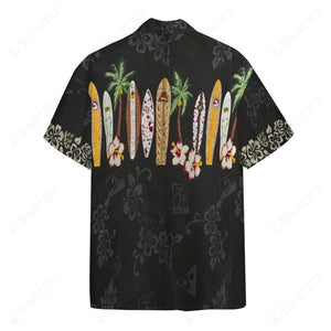 Maui Surfboard Hawaiian Aloha Shirt Button Shirt