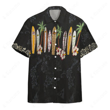 Load image into Gallery viewer, Maui Surfboard Hawaiian Aloha Shirt Button Shirt
