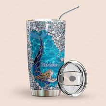 Load image into Gallery viewer, Mermaid Personalized Tumbler Ocean
