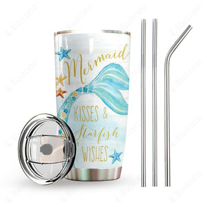 Mermaid Starfish Personalized Tumbler