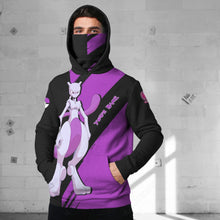 Load image into Gallery viewer, Anime Pkm Mewtwo Evolve 2 Custom Snood Hoodie / S Bo1703223
