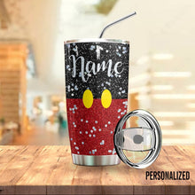 Load image into Gallery viewer, Mickey Mouse Personalized Glitter Tumbler
