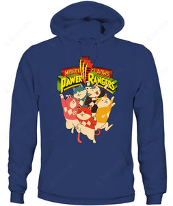 Mighty Claws Pawer Rangers Graphic Apparel