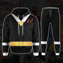 Load image into Gallery viewer, Mighty Morphin Alien Rangers Black Aquitar Ranger Custom Sweatpants
