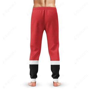 Mighty Morphin Alien Rangers Red Aquitar Ranger Custom Sweatpants