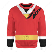 Load image into Gallery viewer, Mighty Morphin Alien Rangers Red Aquitar Ranger Custom Sweatshirt
