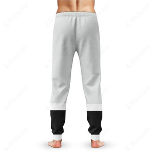 Mighty Morphin Alien Rangers White Aquitar Ranger Custom Sweatpants