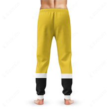 Load image into Gallery viewer, Mighty Morphin Alien Rangers Yellow Aquitar Ranger Custom Sweatpants
