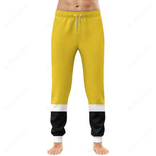 Load image into Gallery viewer, Mighty Morphin Alien Rangers Yellow Aquitar Ranger Custom Sweatpants
