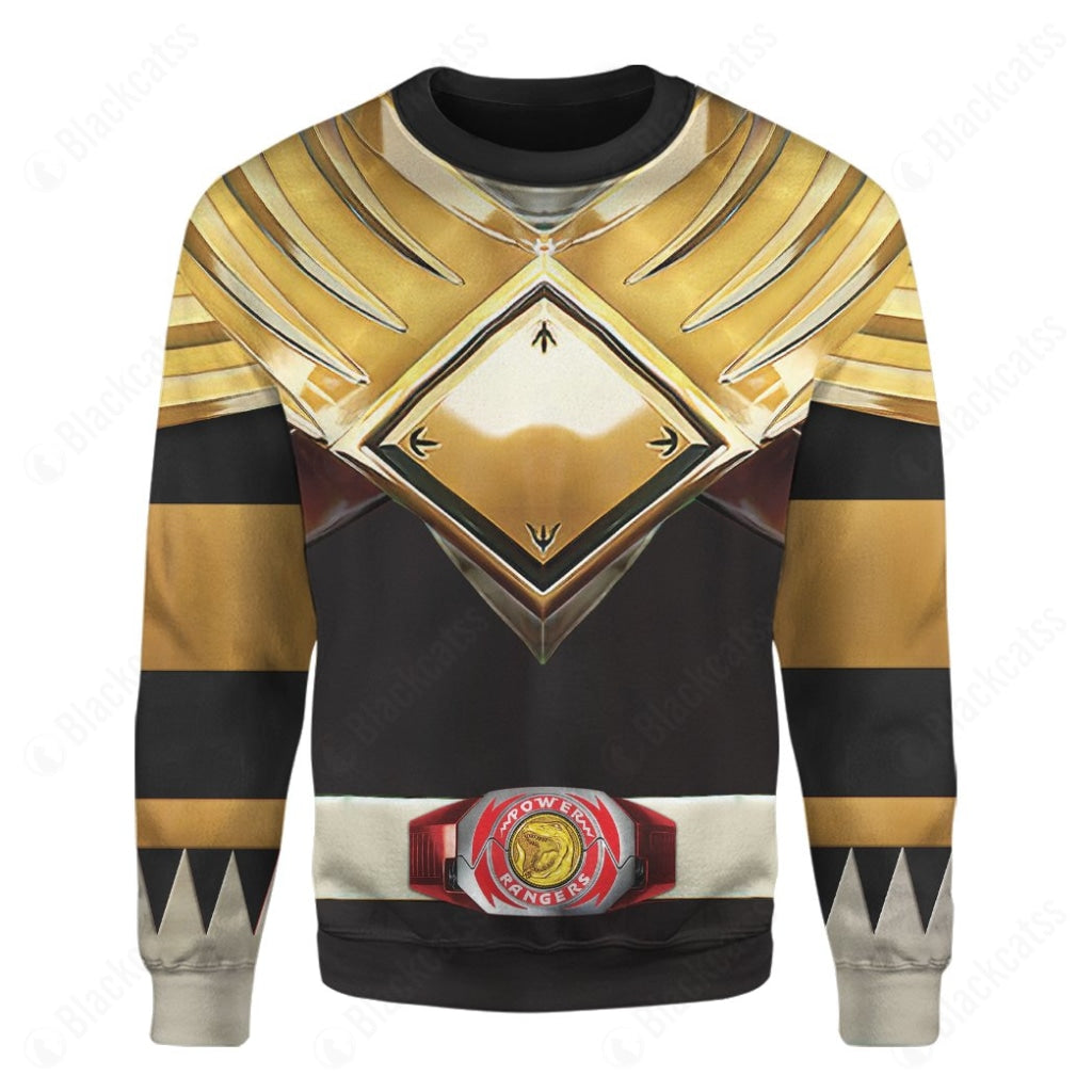 Mighty Morphin Black Power Rangers Custom Sweatshirt