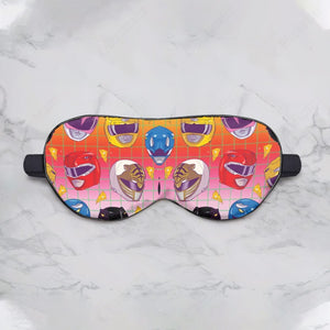 Mighty Morphin Helmet Pattern Custom Sleep Eyes Cover