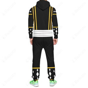 Mighty Morphin Ninjetti Black Frog Ranger Custom Hooded Jumpsuit