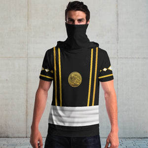 Mighty Morphin Ninjetti Black Frog Ranger Custom Hooded Tshirt