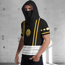 Load image into Gallery viewer, Mighty Morphin Ninjetti Black Frog Ranger Custom Hooded Tshirt
