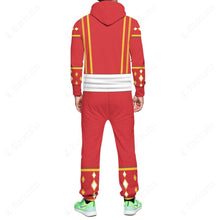 Load image into Gallery viewer, Mighty Morphin Ninjetti Red Ape Ranger Custom Hooded Jumpsuit
