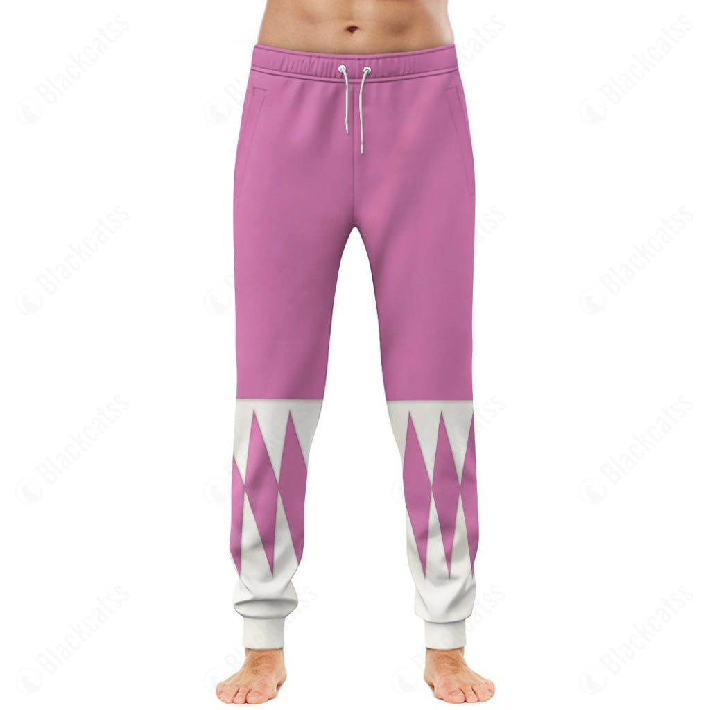 Mighty Morphin Pink Power Rangers Custom Sweatpants