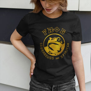 Mighty Morphin Power Ranger Ninja Rangers Black Frog Custom Graphic Apparel