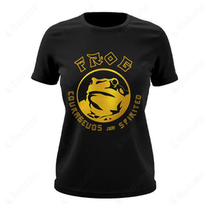 Mighty Morphin Power Ranger Ninja Rangers Black Frog Custom Graphic Apparel