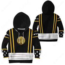 Load image into Gallery viewer, Mighty Morphin Power Ranger Ninja Rangers Black Frog Custom Kid Apparel
