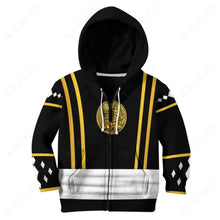 Load image into Gallery viewer, Mighty Morphin Power Ranger Ninja Rangers Black Frog Custom Kid Apparel
