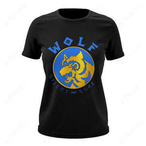 Mighty Morphin Power Ranger Ninja Rangers Blue Wolf Custom Graphic Apparel