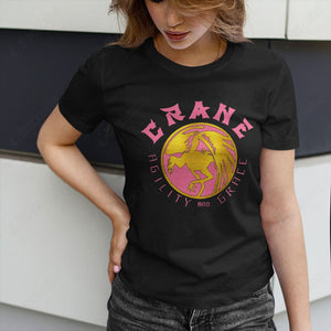 Mighty Morphin Power Ranger Ninja Rangers Pink Crane Custom Graphic Apparel