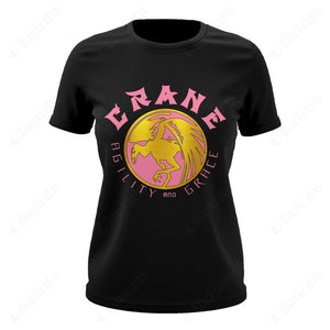 Mighty Morphin Power Ranger Ninja Rangers Pink Crane Custom Graphic Apparel