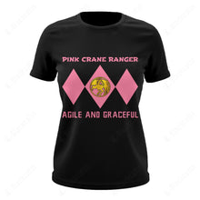 Load image into Gallery viewer, Mighty Morphin Power Ranger Ninja Rangers Pink Crane Custom Graphic Apparel
