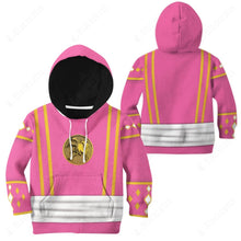 Load image into Gallery viewer, Mighty Morphin Power Ranger Ninja Rangers Pink Crane Custom Kid Apparel
